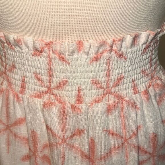 NWT LOFT Coral/White Patterned Women's Skirt Size Medium - Picture 7 of 13